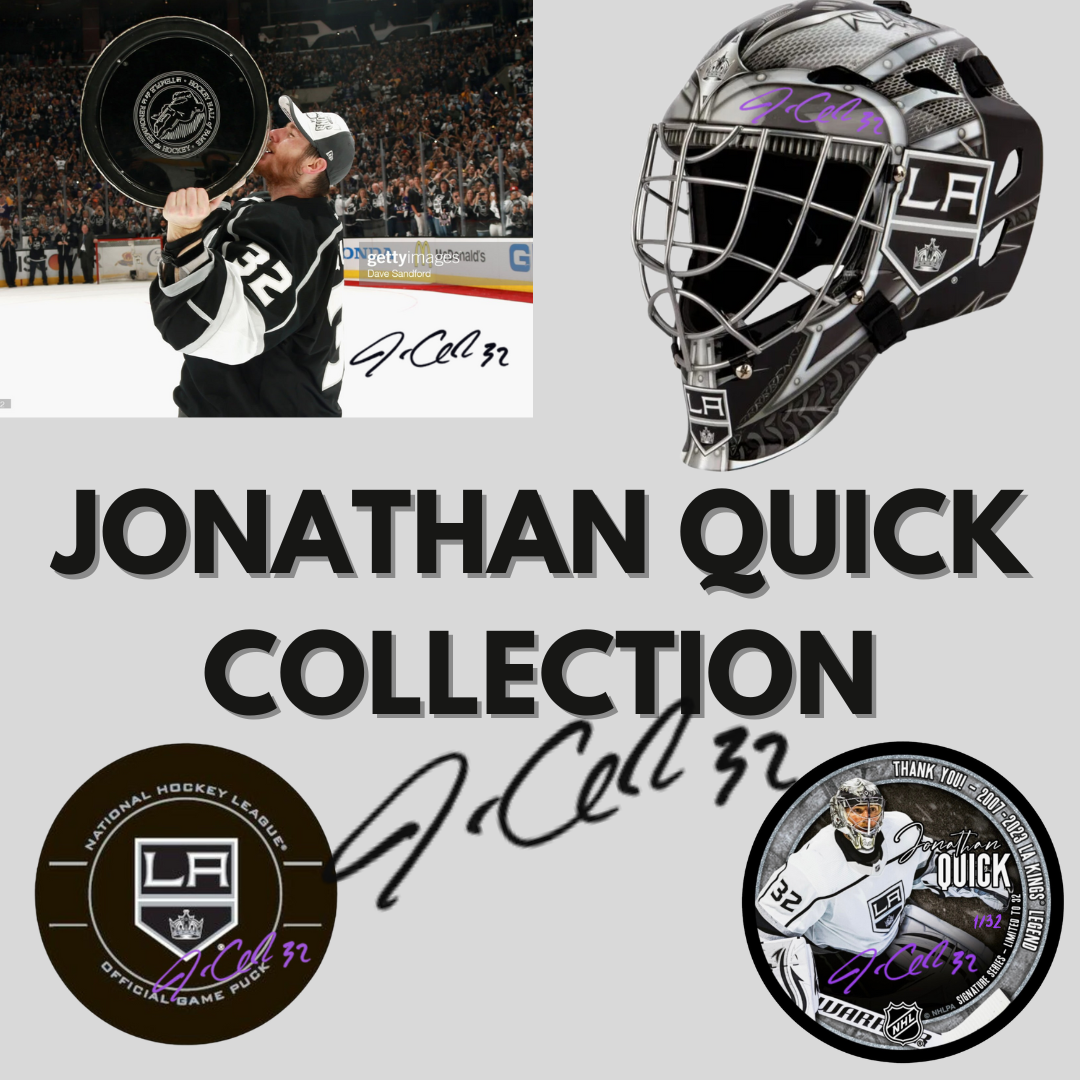 Jonathan Quick Signed Jersey - & Inscribed La Stanley Cup Rbk Psa