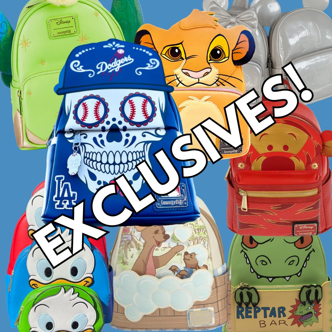 LOUNGEFLY X COLLECTORS OUTLET EXCLUSIVE DISNEY