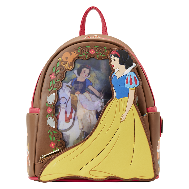 LOUNGEFLY DISNEY Snow White Lenticular Princess Series Mini Backpack