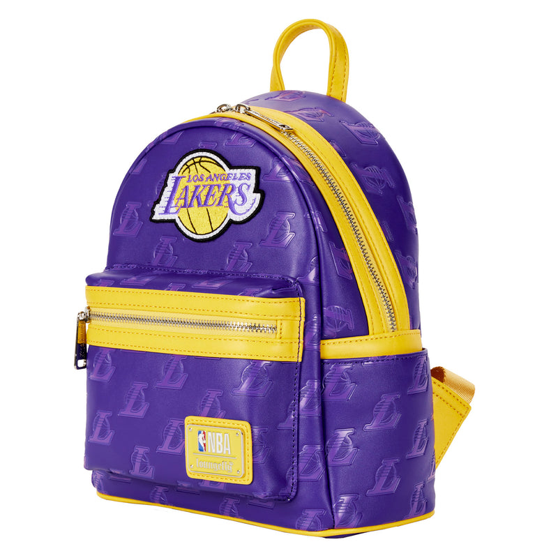 LOUNGEFLY NBA Los Angeles Lakers Logo Mini Backpack
