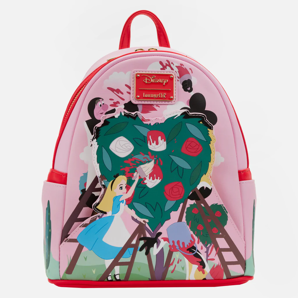 Disney alice in wonderland discount floral mini backpack