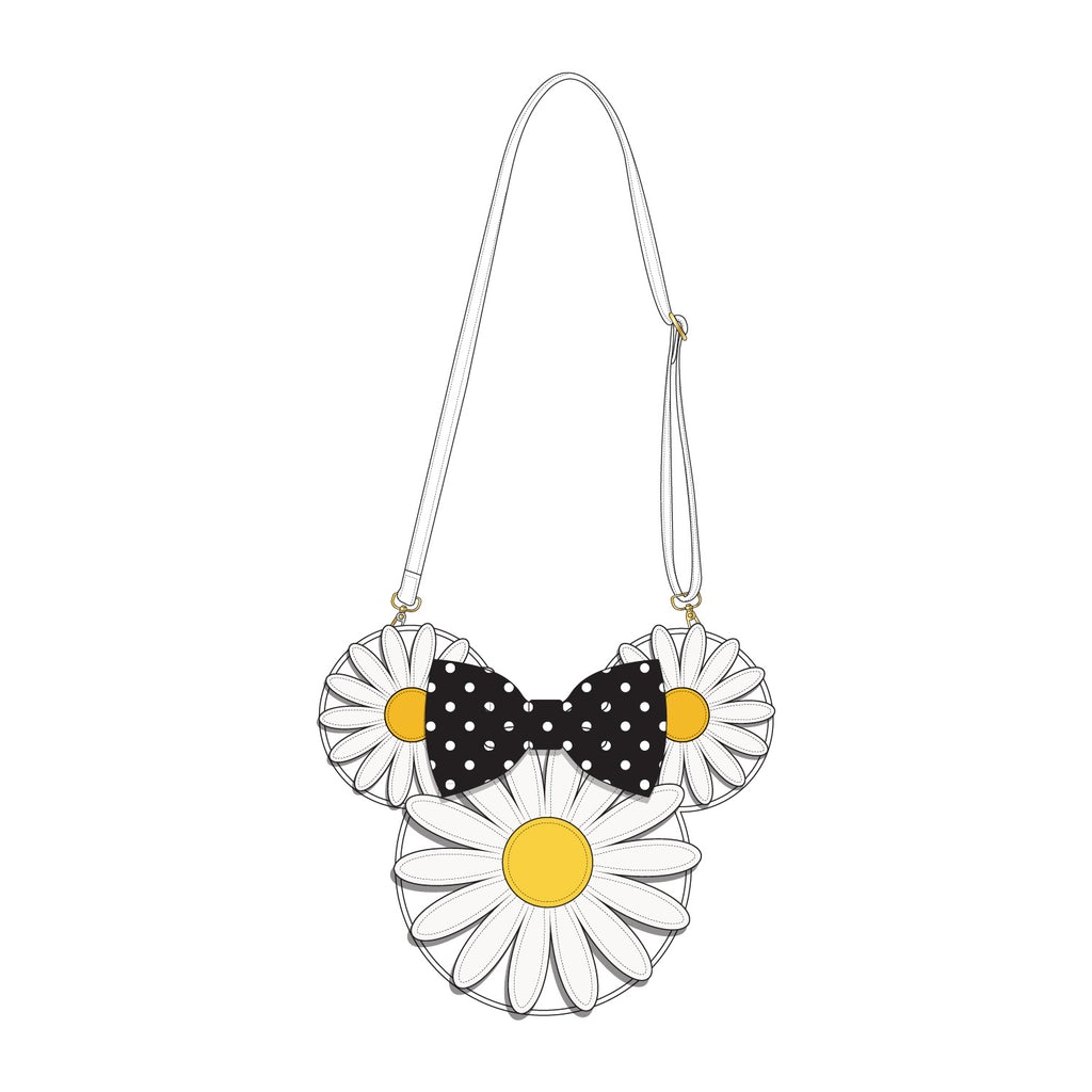 LOUNGEFLY DISNEY Minnie Mouse Daisy Crossbody Bag Collectors
