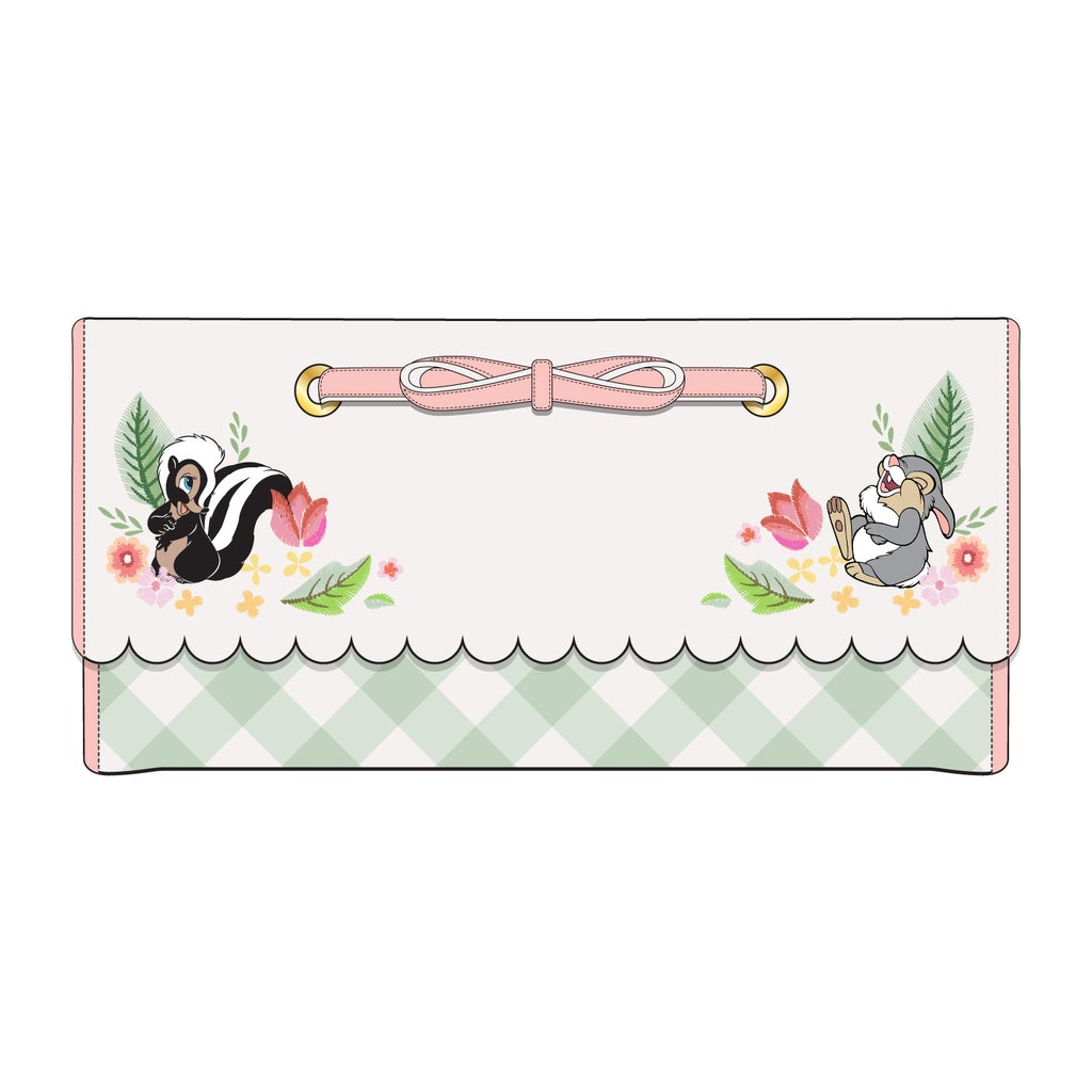 LOUNGEFLY DISNEY Bambi Spring Time Tri Fold Wallet PRE ORDER FEB CATAL Collectors Outlet llc