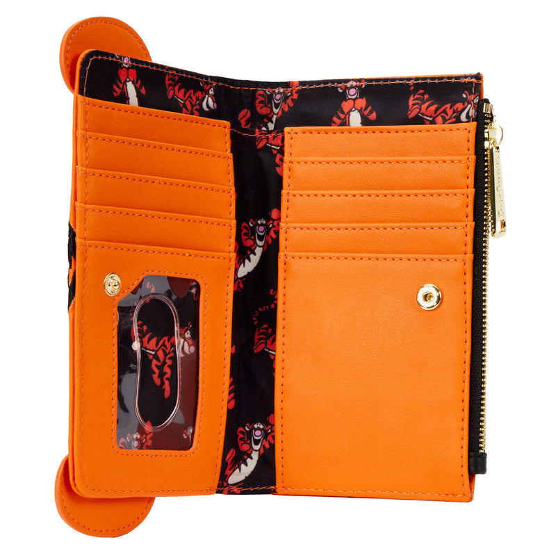 LOUNGEFLY DISNEY Winnie the Pooh Tigger Cosplay Flap Wallet