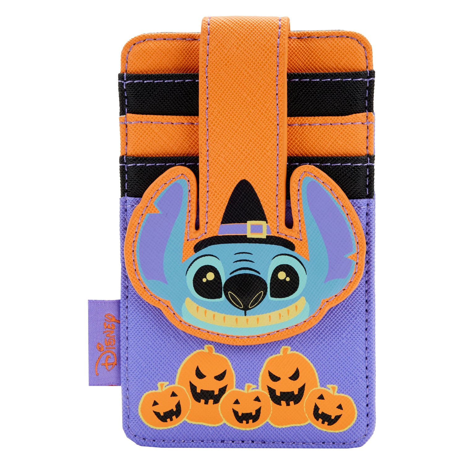 Loungefly Lilo and Stitch Striped Halloween Candy Wrapper Crossbody Bag