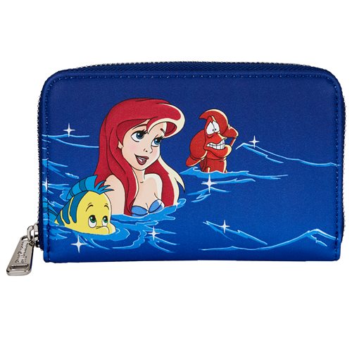 Loungefly Disney Ariel Seashell Mini Backpack/Crdholder Wallet!!! NWT!!! Loungefly Disney Little Mermaid Princess Ariel & Mint Shells  main image 4