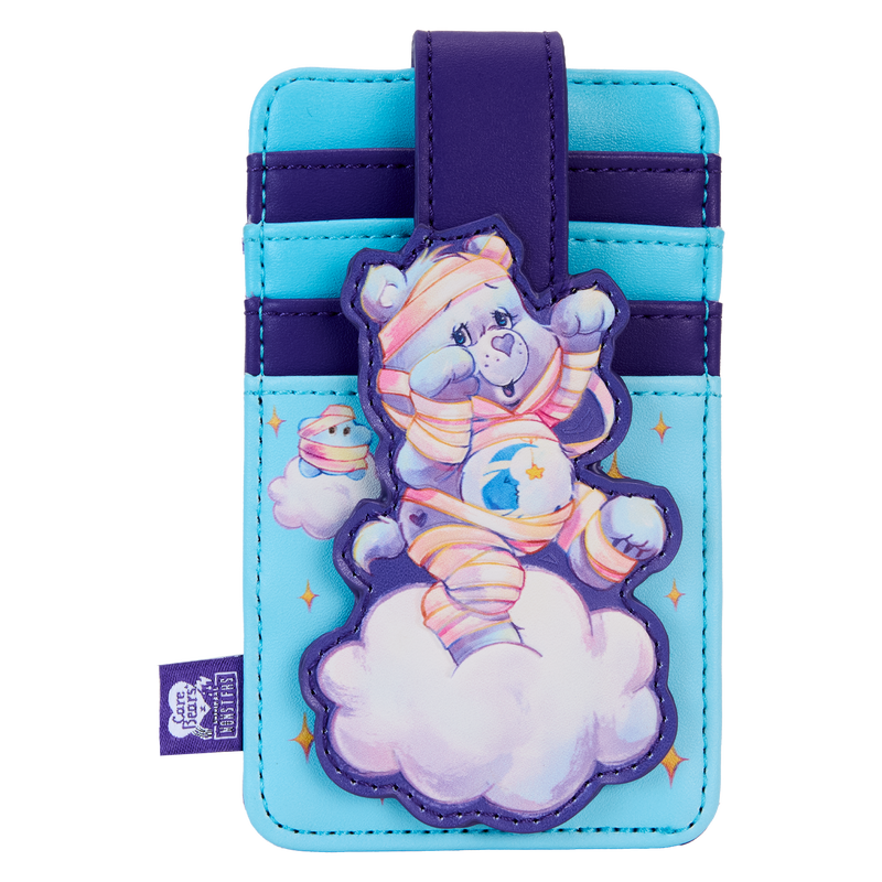 LOUNGEFLY Care Bears x Universal Monsters Bedtime Bear Mummy Card Holder