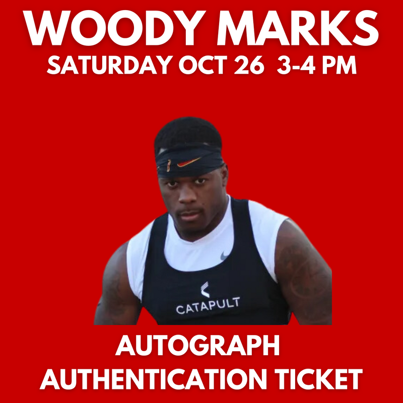 WOODY MARKS PSA AUTOGRAPH AUTHENTICATION $10