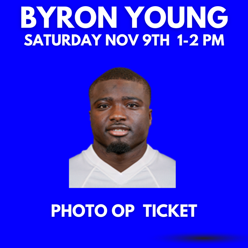 BYRON YOUNG PHOTO OP TICKET $39