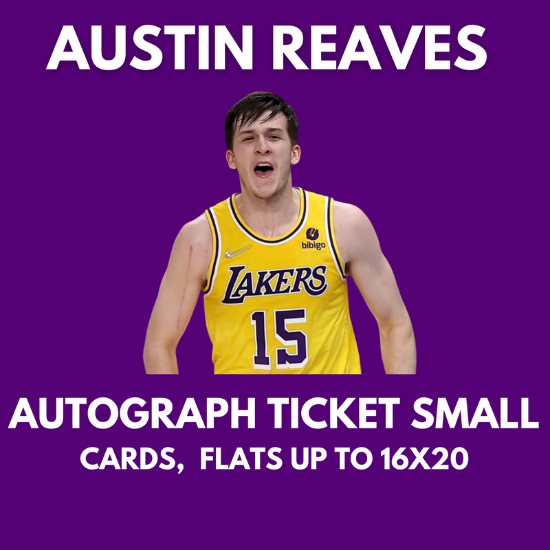 AUSTIN REAVES AUTOGRAPH TICKET LARGE