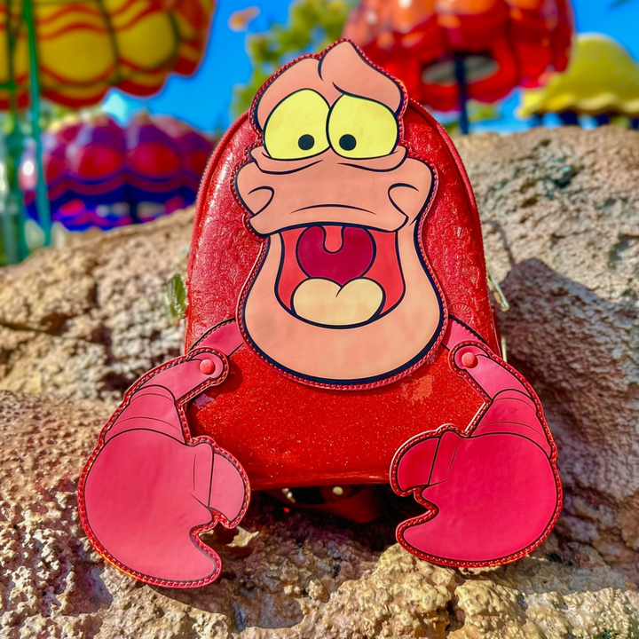 Loungefly Disney The Little Mermaid Sebastian Exclusive Mini Backpack GRAIL - LE EXCLUSIVE DROP: Loungefly Little Mermaid Sebastian Mini  main image 2