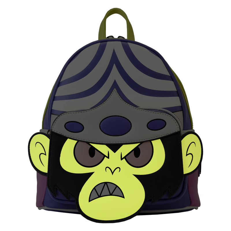 LOUNGEFLY Powerpuff Girls Mojo Jojo Glow Cosplay Mini Backpack