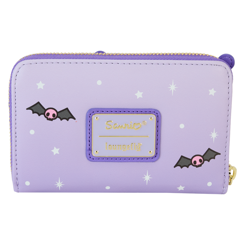 LOUNGEFLY Sanrio Kuromi & My Melody Glow Zip Around Wallet