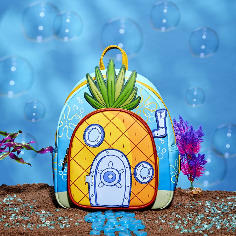 LOUNGEFLY SpongeBob SquarePants Pineapple House Mini Backpack – Collectors  Outlet llc