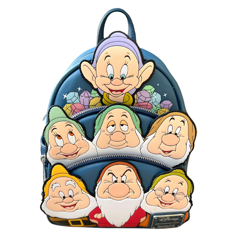 LOUNGEFLY X COLLECTORS OUTLET EXCLUSIVE DISNEY SEVEN DWARFS MINI BACKPACK