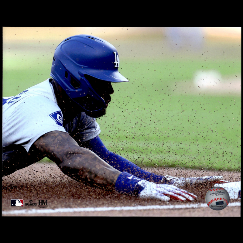 16X20 PHOTO MLB LICENSED JASON HEYWARD LOS ANGELES DODGERS SLIDING