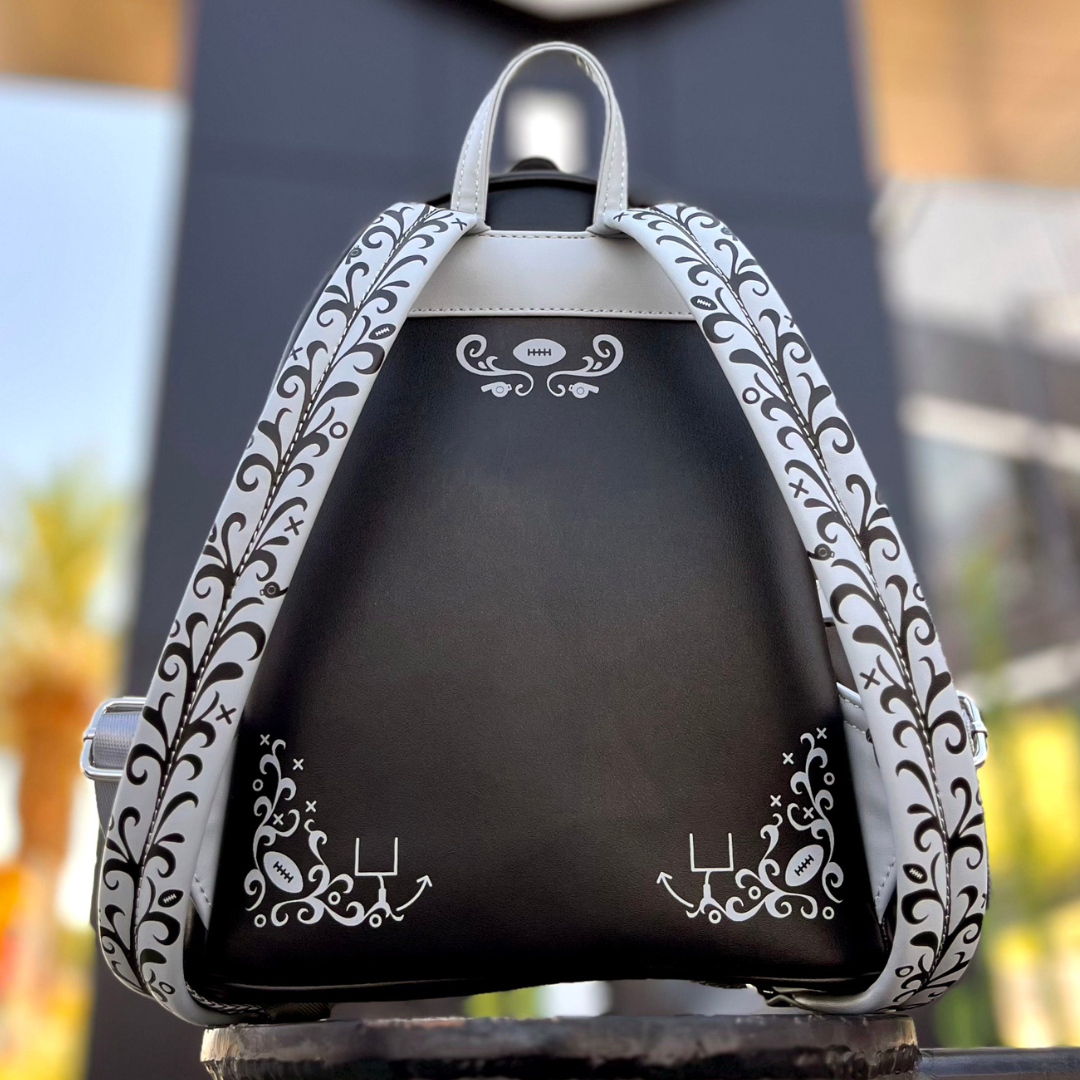 Loungefly Raiders Black and Silver Backpack Loungefly NFL Football Raiders Mini Backpack | eBay main image 3