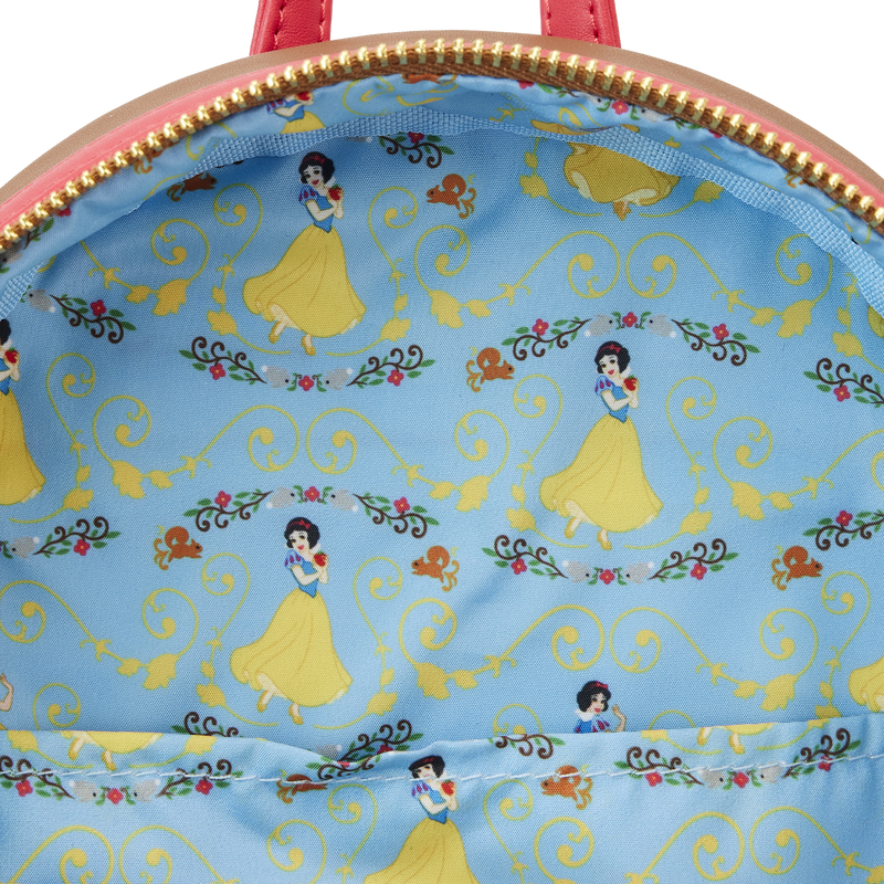 disney girl backpack mini snow white LOUNGEFLY DISNEY Snow White Lenticular Princess Series Mini Backpack – Collectors Outlet llc