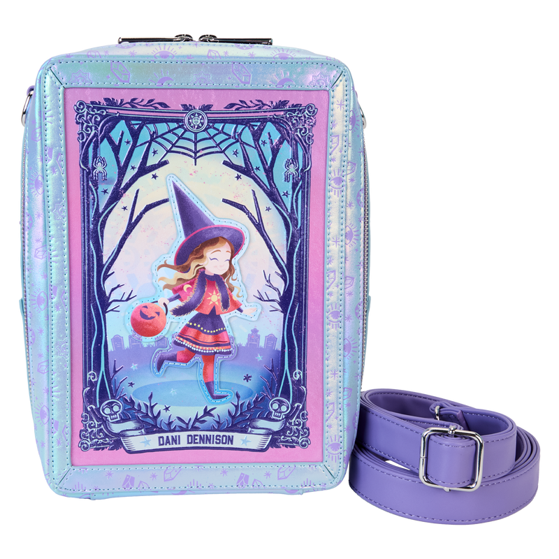 LOUNGEFLY Hocus Pocus Tarot Card Iridescent Crossbody Bag