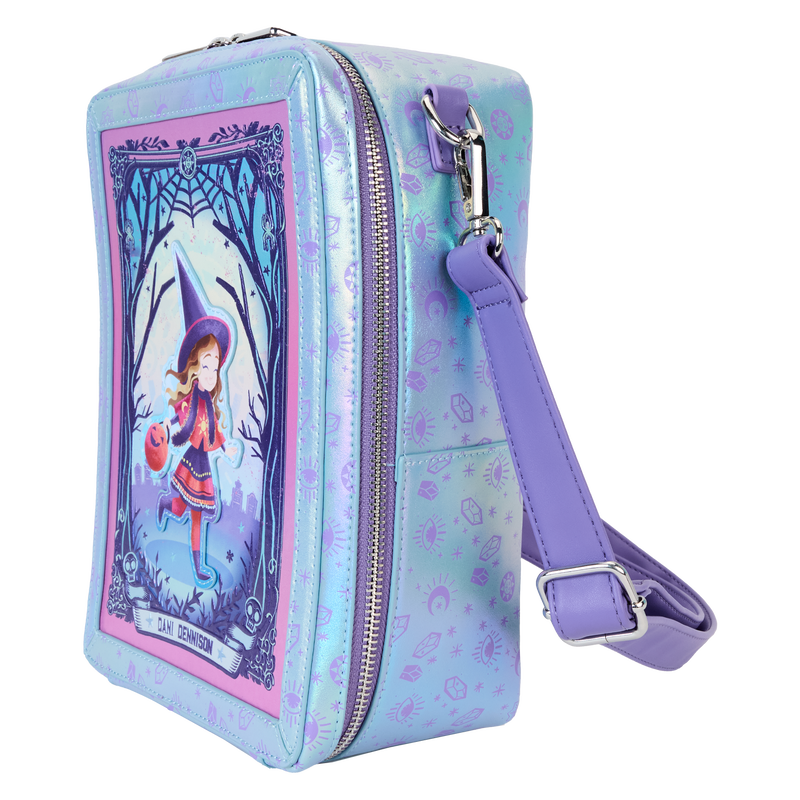 LOUNGEFLY Hocus Pocus Tarot Card Iridescent Crossbody Bag