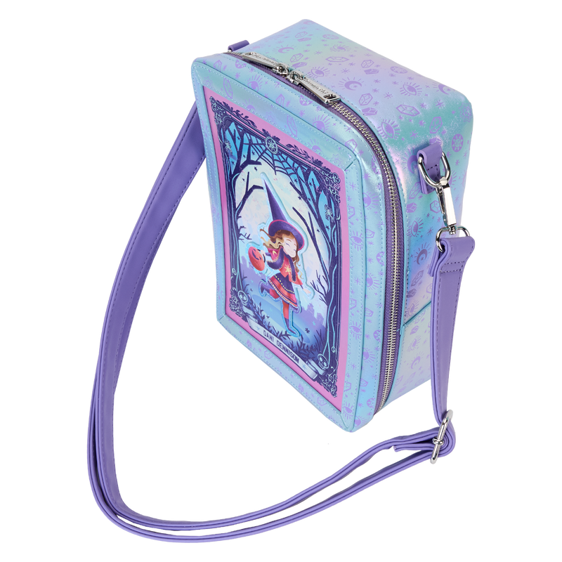 LOUNGEFLY Hocus Pocus Tarot Card Iridescent Crossbody Bag