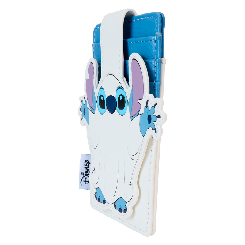 LOUNGEFLY Disney Stitch Ghost Costume Glow Card Holder