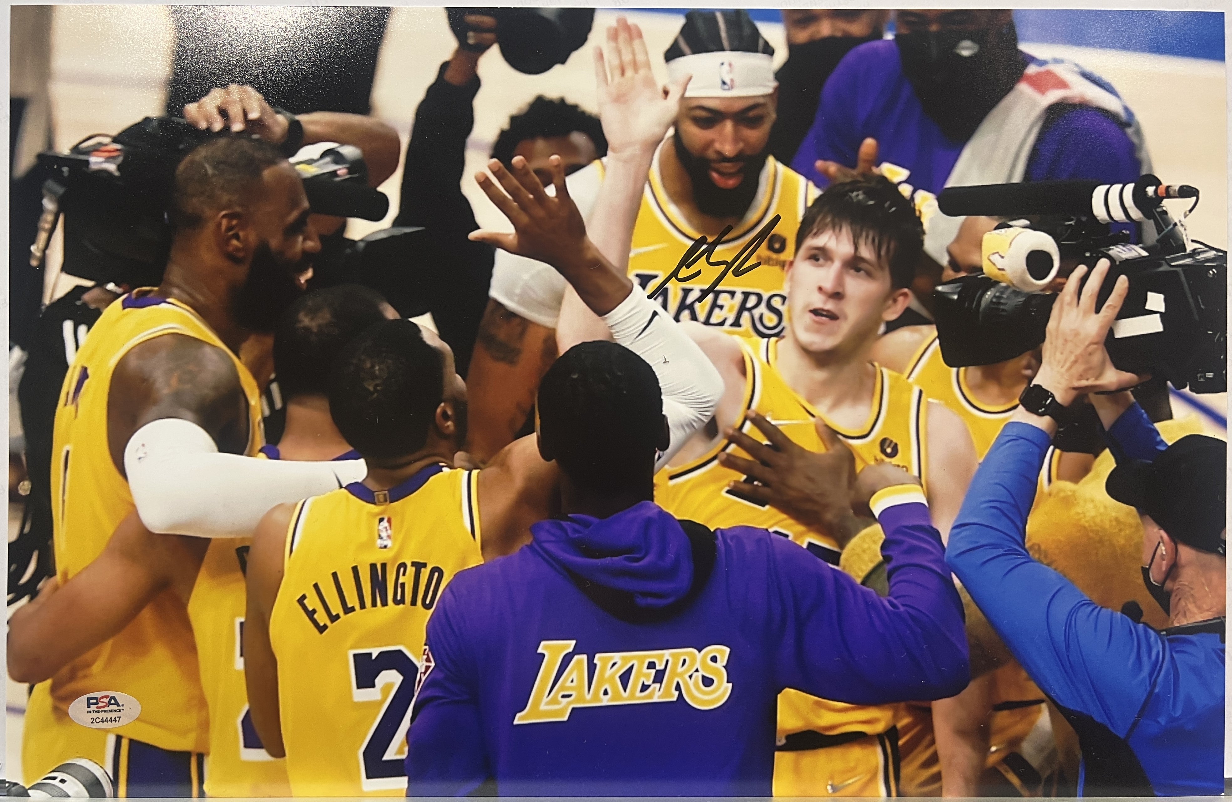 AUSTIN REAVES SIGNED 11 X 17 PHOTO BLACK SIG PSA ITP CERT HIGH5 ...