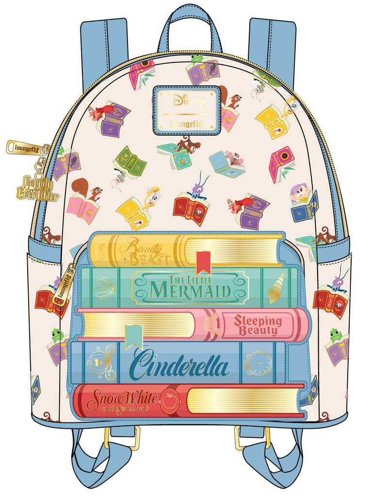 Loungefly Disney Princess Books Classics Crossbody Bag - Happily