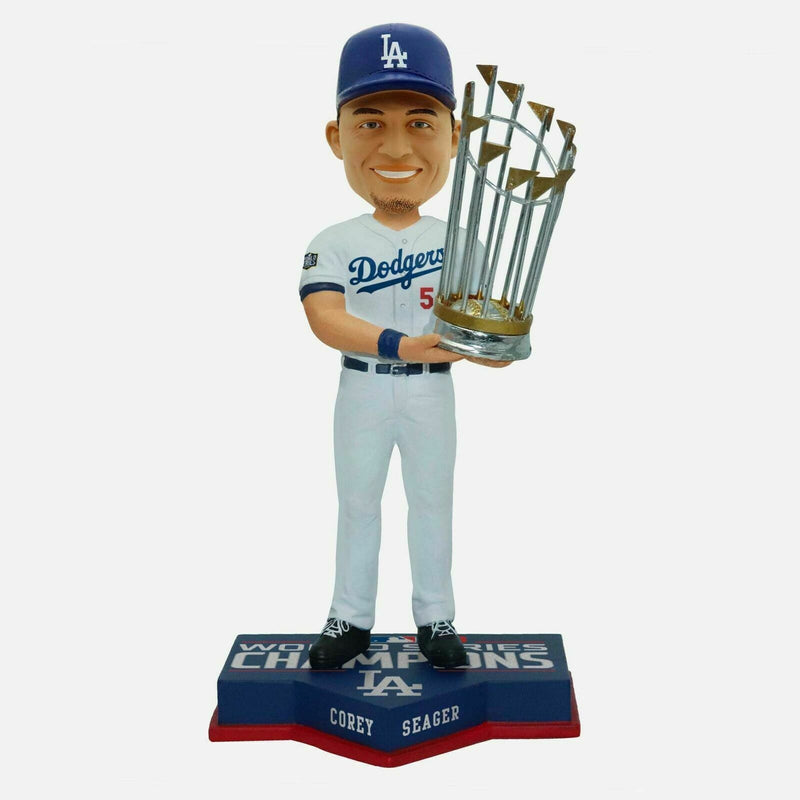 COREY SEAGER LOS ANGELES DODGERS 2020 WORLD SERIES CHAMPIONS FOCO BOBBLEHEAD