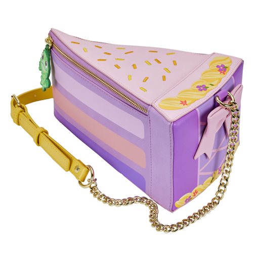 LOUNGEFLY Disney Tangled Rapunzel Cake Cosplay Crossbody Bag