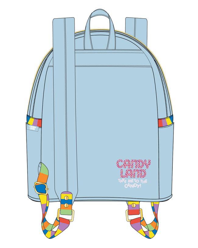 Loungefly Candy Land mini backpack fashion and wallet