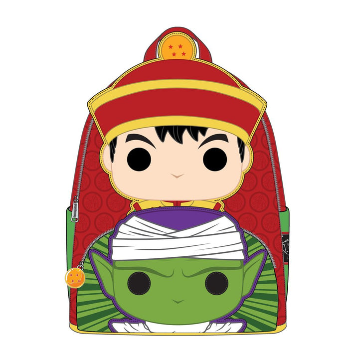 Loungefly Dragon Ball Z Gohan & Piccolo Zip-Around Wallet - Officially Licensed Funko Pop! Design