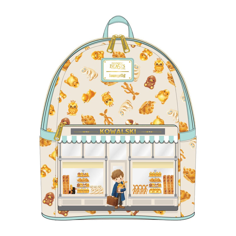 LOUNGEFLY HARRY POTTER Fantastic Beasts Kowalski Bakery Mini Backpack