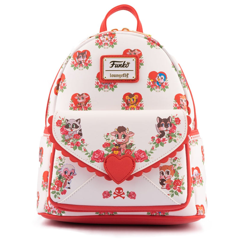 fun mini backpacks LOUNGEFLY Funko Villainous Valentines Mini Backpack – Collectors Outlet llc
