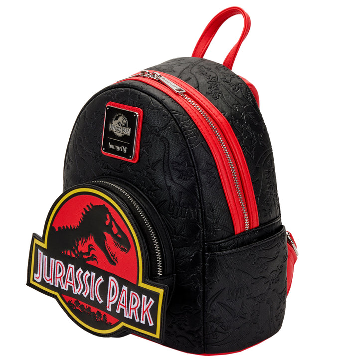jurassic world mini backpack boxlunch LOUNGEFLY JURASSIC PACK LOGO MINI BACKPACK – Collectors Outlet llc