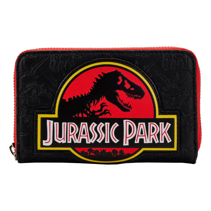 LOUNGEFLY Jurassic Park Logo Zip Around Wallet