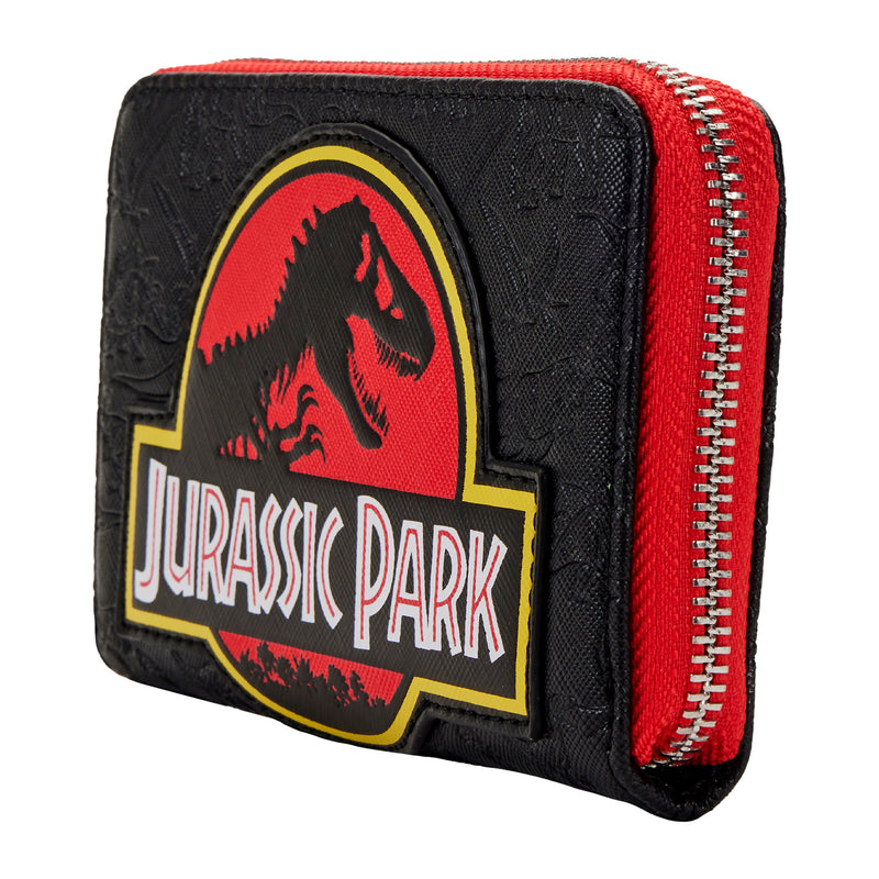 LOUNGEFLY Jurassic Park Logo Zip Around Wallet