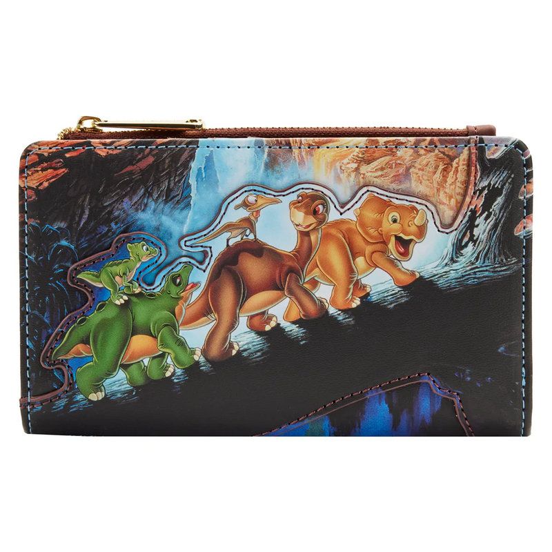 LOUNGEFLY The Land Before Time Poster Flap Wallet PRE ORDER LATE SEPT