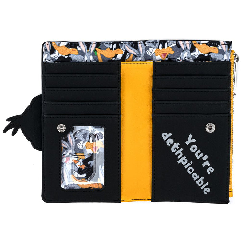 LOUNGEFLY LOONEY TUNES DAFFY DUCK COSPLAY FLAP WALLET