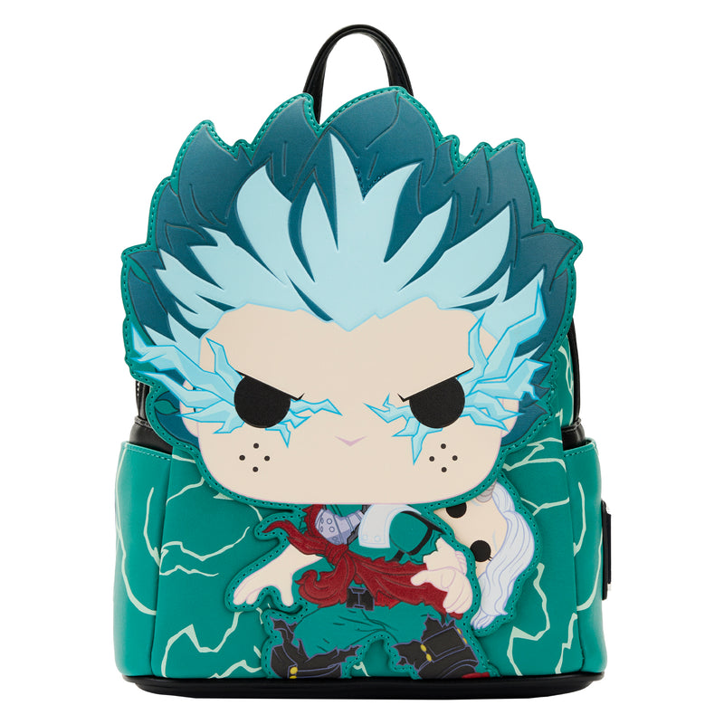 funko pop mini backpack LOUNGEFLY Funko Pop! by Loungefly My Hero Academia Deku Infinity Glow – Collectors Outlet llc