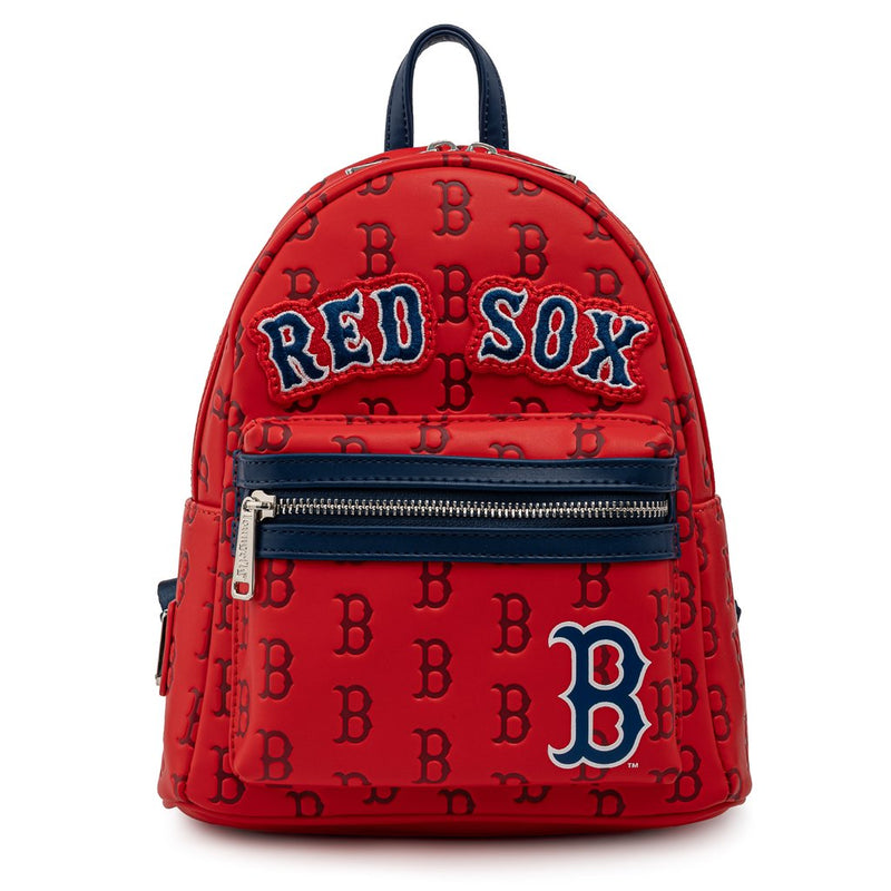 LOUNGEFLY MLB BOSTON RED SOX LOGO MINI BACKPACK