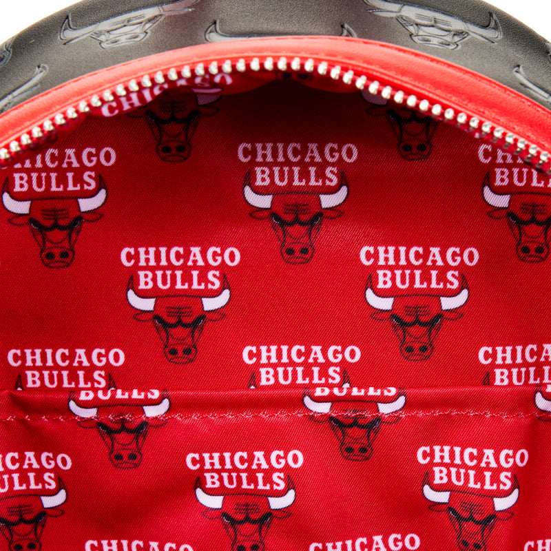 LOUNGEFLY NBA Chicago Bulls Logo Mini Backpack