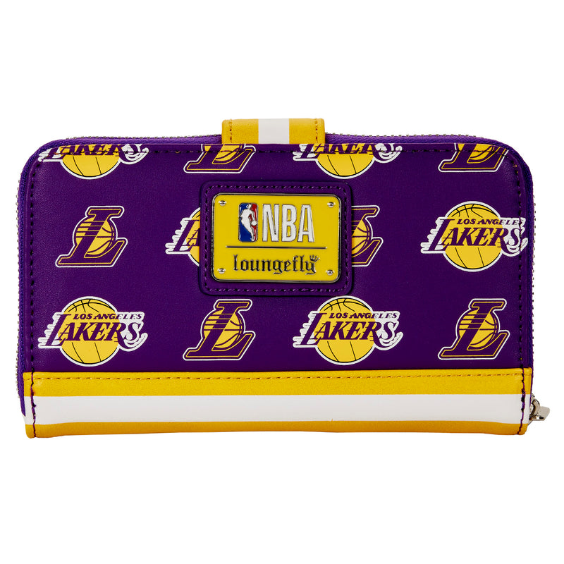 LOUNGEFLY NBA Los Angeles Lakers Zip Around Wallet