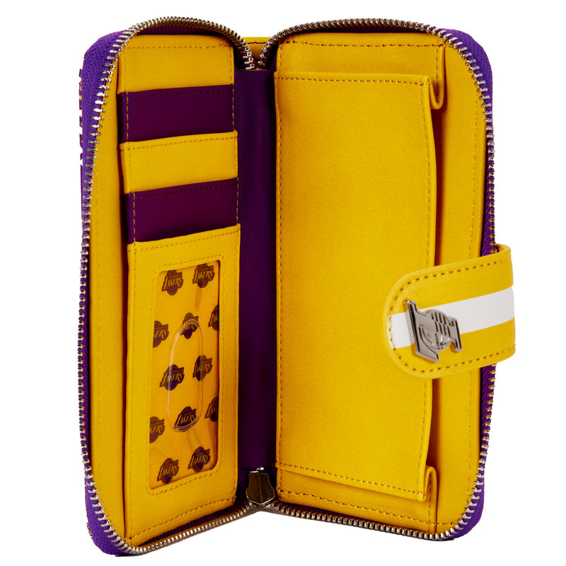 LOUNGEFLY NBA Los Angeles Lakers Zip Around Wallet