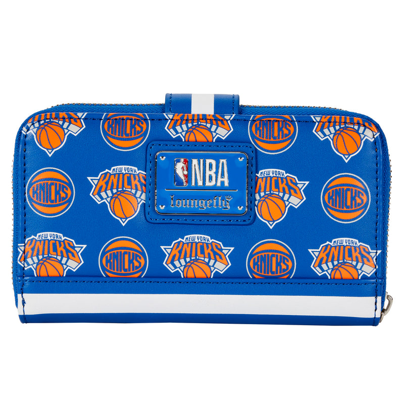 LOUNGEFLY NBA New York Knicks Logo Zip Around Wallet