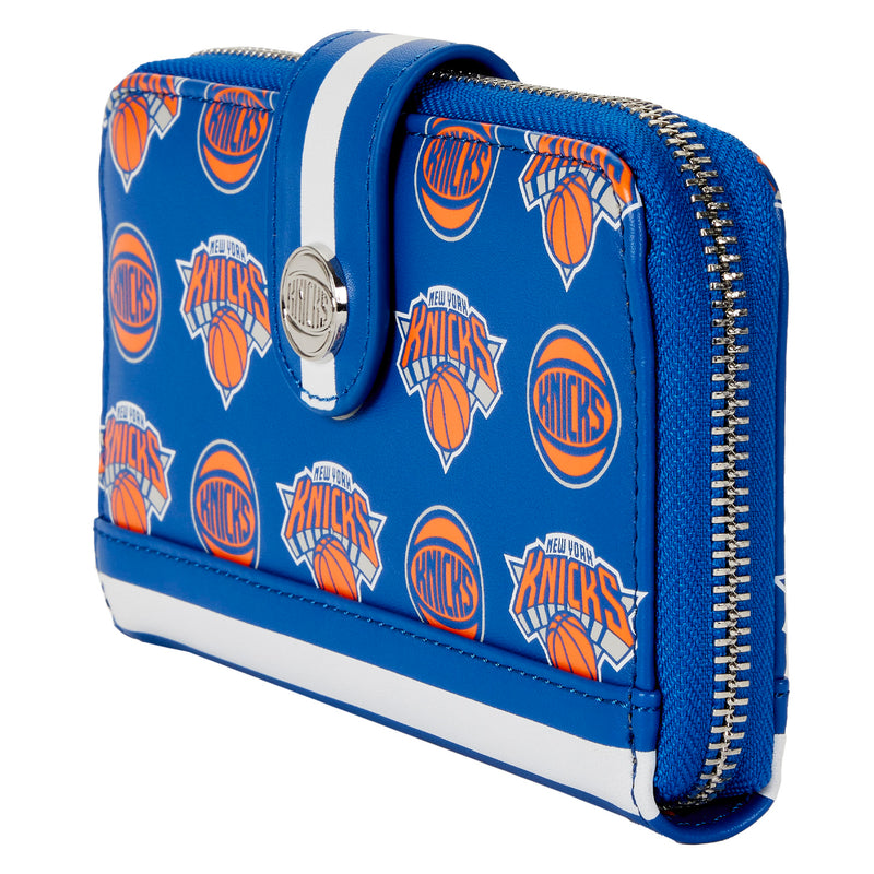 LOUNGEFLY NBA New York Knicks Logo Zip Around Wallet