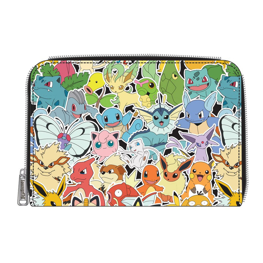 【Pokemon】Loungefly フシギダネ 総柄 ラウンドジップ 財布 Pokemon】Loungefly フシギダネ 総柄 ラウンドジップ 財布