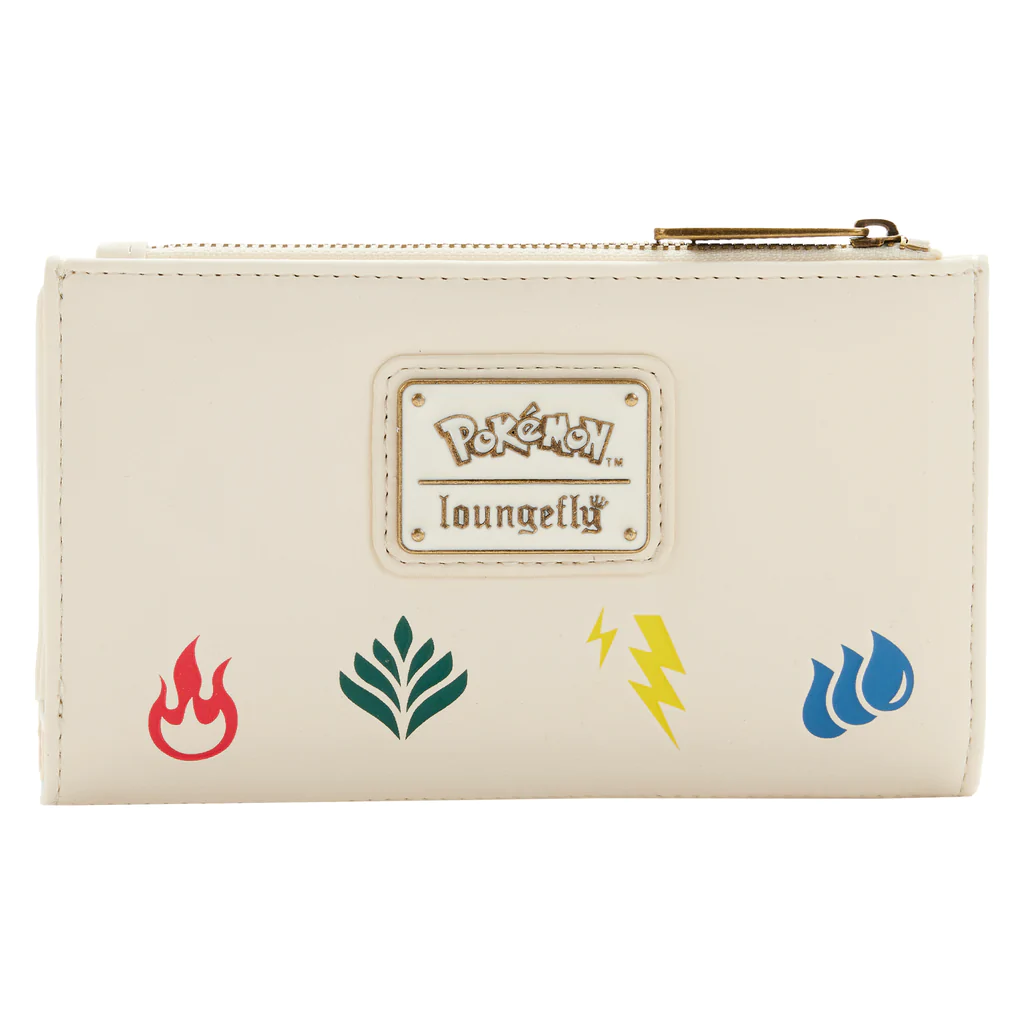 Pokemon Pikachu Tri-Fold Wallet - Coin & Card Holder With Zipper, Pokeball Design, Official Licensed