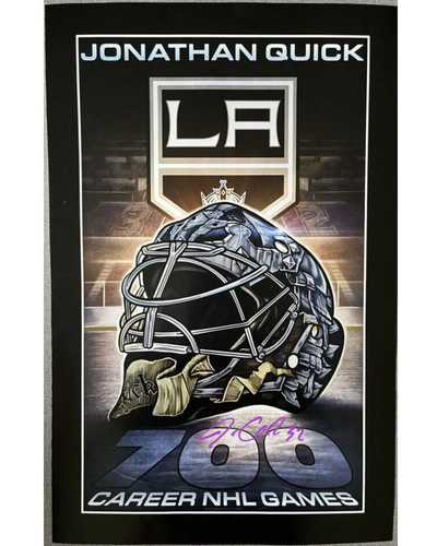 Jonathan Quick Signed Auto Full Size Mask Los Angeles Kings