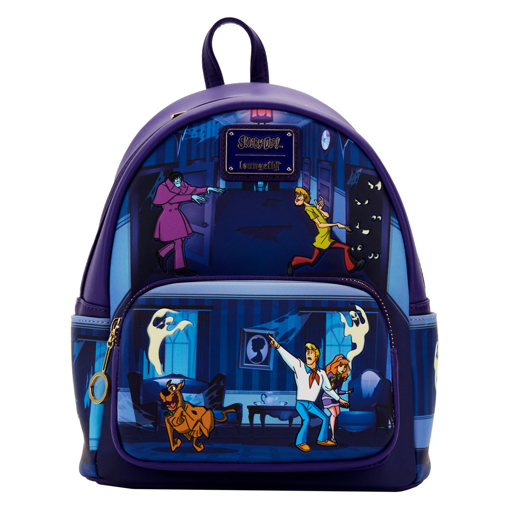 LOUNGEFLY Scooby Doo Ghost Chase Glow in the Dark Mini Backpack Collectors Outlet llc